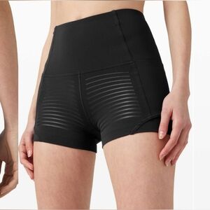 EUC Lululemon Rogue Renegade High Rise Short 2.5", Black $68, SIZE 4